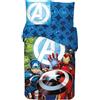 anemone Set Copripiumino Marvel Avengers 100% Cotone 140 x 200 cm - Copripiumino + 1 Federa 63 x 63 cm - Prodotto 100% Ufficiale e Autorizzato (A)