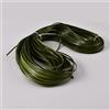 GORGECRAFT 25m Cestino Piatto Vimini Plastica Materiale Intrecciato Rattan | 5mm Kit Riparazione Mobili Intrecciati Rattan Sintetico Weving Reeds Supply PVC Canna Legno Sedia Giardino Patio Colore Verde