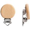 Di Carmen Kit Creativo 10 Pezzi in Legno Naturale per Hobby Creativi, Pirografia, Scrapbooking e Artigianato Handmade | Clip Decorative da Personalizzare