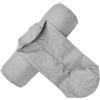 ELYSYSRL 2pcs Federa Cuscino Cervicale in Lino Traspirante con Cerniera Nascosta, Copri Cuscino Cilindrico 40x15 20x80, for Camera da letto e Soggiorno(Grigio chiaro,20x80cm)