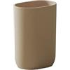 COSMIC ALIFE Vaso Portaspazzolini per Piano del Bagno con Design Minimalista e Funzionale. Supporto per Spazzolini da Denti di Colore Sand Grey