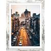 Mein Landhaus Cornice portafoto Copenhagen, 40 x 50 cm, bianco vintage | Cornice da parete in MDF con vetro acrilico, per foto, poster e stampe artistiche in formato verticale e orizzontale.