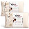 MENKËLL - Cuscino Memory Foam Forato Made in Italy con Federa Aloe Vera Sfoderabile - Guanciale Ergonomico e Traspirante per Testa e Collo Cervicale (2, MEMORY NON FORATO, 11cm)