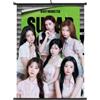 Roffatide KPOP BABYMONSTER Poster per ragazze 50x70cm Scroll Picture BM Merch (D) | KPop Group Wall Art Regalo per gli amanti del pop coreano Home Office Dorm Decor
