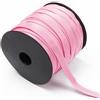 Blausky 8 mm x 10 m di elastico per cucito, nastro elastico piatto, elastico per pantaloni, nastro morbido per cucito, accessori per il cucito per reggiseno, vestiti, cintura fai da te, rosa