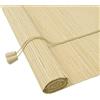 vidaXL Tenda a rullo Naturale 40 x 220 cm Bambù