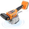 Ecarke Strumento vibrante senza fili a 12 velocità compatibile con DeWalt | Vibratore per piastrelle, strumento di installazione con aspirazione regolabile, motore 25000 giri/min