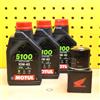 Honda Oelwechselset Filtro Olio Originale 3L Olio Motul 5100 10w40 Per :Honda CBF 1000