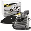 Area1 Cassetta filtro aria Carbonlook per 50ccm 2T compatibile con Yamaha Aerox 50 R/Naked Neos Jog R BWS Why Slider, adatto per MBK Nitro Booster Ovetto MachG Stunt, Malaguti F12 15 Benelli K2 491