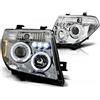NISSAN Fari Nissan Navara D40/Pathfinder 05 - 10 ANGEL EYES chrome