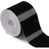 Alvorox Rotolo di nastro autoadesivo lucido in PVC per modanature in vinile per auto, paraurti e minigonne laterali, protezione per bordi delle portiere dell'auto (5 cm x 7 m)