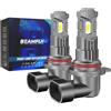 BEAMFLY Lampadina 9012 HIR2 LED Lampadine 40000LM 110 W 6500K Per 12V Auto | luminosità del 600% per i fari anabbaglianti o abbaglianti, grado di protezione IP68, confezione da 2