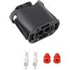 OTOTEC 1 pezzo Connettore per lampadina fendinebbia H8 H11 con terminali e guarnizioni 6907388 Compatibile con BMW F20 F21 F22 F30 F31 F32 F33