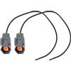 YINETTECH 2 connettori per interruttore ventola a 1 pin 6195-0066 compatibile con Mazda MX5 MK11989-1998, 15 cm