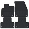 Kovvar Tappetini in gomma per Land Rover Range Rover Evoque | 2011-2019 | 4 pezzi | Gomma TPE | Versione: 5 porte | Punti di fissaggio dei tappetini posteriori a 7,3 cm dal bordo inferiore