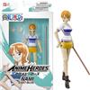 ANIME HEROES BANDAI One Piece Action Figure Nami 17 cm - Anime Heroes | Action figure manga articolata con licenza ufficiale One Piece, Giocattolo per bambini dai 4 anni in su - 37057