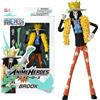 Bandai - Anime Heroes - One Piece - Figura Anime Heroes 17 cm - Brook Action Figure - Licenza Ufficiale Manga One Piece - Figura articolata di Brook - Giocattolo per bambini dai 4 anni in su - 37006
