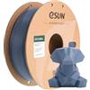 eSUN Filamento PLA Opaco Aggiornato 1.75mm 1kg Grigio Scuro | Finitura opaca che nasconde i layer. Nessun riflesso, precisione +/- 0,03 mm. Estrusione fluida, texture elegante.