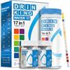 AAwipes Strisce Test Acqua Potabile 17-in-1 + 2 Kit Batteri, 100 (K03-100) | durezza, alcalinità, acido cianurico, cloro, bromo, pH-test batteri incluso,per Acqua Domestica, Pozzi, Rubinetti e Urbana