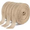 G2PLUS 30m Nastro Juta Naturale,2cm Vintage Nastro di Iuta,Rotolo di Juta | Nastri Iuta Naturale Craft Ribbon per Natale,Matrimonio Regalo Decorazione Bricolage Artigianato