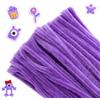 G2PLUS 100PCS Scovolini Ciniglia Viola,Scovolini per Lavoretti | Filo Ciniglia per Decorazioni Matrimoni e Feste,Baby Shower,Fai da Te,Artigianato,Hobby Creativi