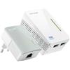 TP-Link TL-WPA4220 KIT adattatore di rete PowerLine 300 Mbit/s Collegamento ethernet LAN Wi-Fi Bianco 1 pz