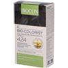 BIOCLIN Bio-Colorist 4.24 Castano Beige Rame (Cioccolato) 1 pz Lozione per capelli