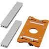 Vibsky per la base del router del metallo di plastica scanalatura staffa 2 in 1, diametro interno 65 mm, regolazione 0-5 cm armadio armadio in legno