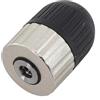 Juviko Mandrino 2-13mm 3/8-24UNF Autobloccante Metallo per adattarsi Trapano | Mandrino per trapano in metallo senza chiave, 2-13 mm, adattatore autobloccante 3/8-24UNF, supporto per punte a cambio rapido
