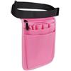 EfforPrac Borsa porta attrezzi multi-scomparto per elettricisti giardinieri (rosa) | Materiale in tessuto Oxford, dimensioni 25 x 18 cm, regolabile e rimovibile, scomparti multipli, accesso rapido
