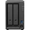 Synology DiskStation DS725NEO+ server NAS e di archiviazione Compatta Ryzen Embedded R1600 4 GB DDR4 0 TB DSM Nero [DS725NEO+]