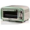 Ariete 3919 Forno Elettrico Vintage, 800W, Capacità 10L, Doppio vetro, Retrò, Verde