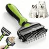 VASIN Spazzola per Cani & Pelo, Professionale Pettine Gatti per Pelo | 3 in 1 Pettine Pelo Lungo Rimuovere i Peli Superflui e Sbrogliare Nodi cardatore per Cani con Maniglia Antiscivolo