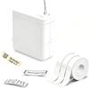 FLEXYVA P24 Etichettatrice Termica Bluetooth Portatile con 3 Rotoli, Bianco | Etichettatrice senza inchiostro per etichette da 14 × 40 mm; app Labelnize per iOS/Android, ricarica USB-C e 3 rotoli inclusi