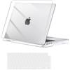 MOSISO Custodia Compatibile con MacBook Air 15 Cover M5 M4 M3 M2 2026-2023 | Copritastiera&Case per MacBook Air 15 pollici 2026 2025 2024 2023 A3448 A3241 A3114 A2941, Trasparente