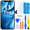 LL TRADER Schermo per iPhone 11 Pro LCD 5,8'' e Kit di Riparazione A | Display FHD con 3D Touch e Digitalizzatore, Dotato di Nastro Adesivo Impermeabile e Pellicola Protettiva