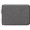 MOSISO 13.3 pollici Custodia Laptop Compatibile con MacBook Neo/Air/Pro | 13-14 pollici Borsa PC per 14 M5 M4 M3 M2 M1, HP Dell ASUS Lenovo, Poliestere Manica Verticale con Tasca, Grigio Antracite