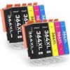 INK4U 364XL cartucce Compatibili per HP 364 364XL per Photosmart 5520 5510 | 5522 6520 7520 6510 Deskjet 3520 3070A Officejet 4620 4622 (10 Pezzi)