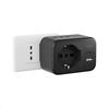 TESSAN Presa Multipla Salvaspazio, Multipresa da Parete con 2 Porte USB | Multipresa con 1 Schuko e 2 Prese IT, 2500W Caricatore USB C da Muro per Casa, Dormitorio, Ufficio