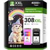 Halloya 308 cartucce XL compatibili con cartucce HP 308