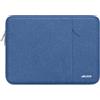 MOSISO 13,3 pollici Custodia PC Laptop Compatibile con MacBook Air/Pro 14 | 13-14 pollici Borsa PC per MacBook Pro 14/Air 13,3, HP Dell ASUS Lenovo, Poliestere Manica Verticale con Tasca, Blu Sassone