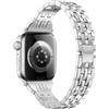 MoKo Cinturino compatibile con Apple Watch Band Ultra/Ultra2 49 mm/Series 10/9/8/7/6/5/4/3/2/1/SE 42/44/45/46 mm, sottile cinturino in acciaio inox, cinturino di ricambio in metallo