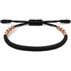 Aucuu Portafortuna Braccialetto, Braccialetti Intrecciati, Braccialetti Amicizia Intrecciati, Tibetano Amicizia Corda Bracciale, Bracciali Fatto a Mano, Bracciale Regolabile per Donne Uomo Bambini