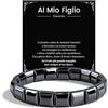 VGWON Bracciale Uomo, Idee Regalo Uomo, Bracciale Ematite Pietra Naturale | Braccialetti Uomo, Bracciale Occhio Di Tigre, Regalo San Valentino Per Lui, Idee Regalo Uomo Compleanno E Anniversario