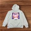 Ado Felpa con cappuccio Ado grigia Dance Back Print M inutilizzata etichetta...