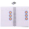 Beaupretty Pocket Size Tiro Con L'arco Score Log Competizione Punteggio Tracker Notebook per Arcieri Pratica Partite Giocatore Registrazione Libro di Carta