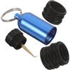 Toyvian Portachiavi per Bombola da Sub Cerchio, Blu, Compatto | Rame e Gomma, Leggero, Portatile, Accessorio Riconoscibile per Immersione e Nuoto
