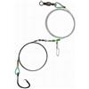 Tufgo Surf Casting Rig Nylon Leader 400lb Ammortizzante | Nylon Shock Leader, 181,4 kg di valutazione, resistente all'abrasione, riduce morsi, prestazioni di lancio fluide