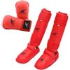 CAQYPVH Karate Set Guanti Paratibia Parapiedi Protettivo Confortevole Adatto per Allenamento MMA Muay Thai Sport da Combattimento Palestra Regalo