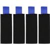 Tufgo Set di 4 protezioni in nylon per mulinello da pesca, S-XL | Adatto bobine 2000-10000, previene grovigli, nylon, per una facile installazione, set 4pcs viola indaco